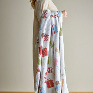 Плед Bloomingville MINI "Sweets", бежевый, 160 х 130 см